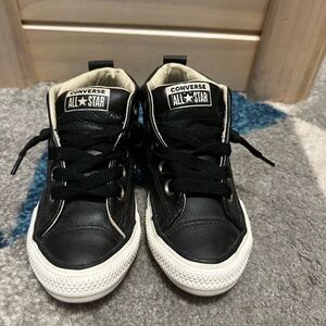 Converse Black and White High-Top Sneakers Classic Style